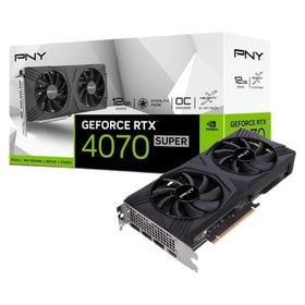 送料無料 PNY GeForce RTX 4070 SUPER 12GB VERTO OC Dual Fan VCG4070S12DFXPB1-O 並行輸入品 当店三年保証