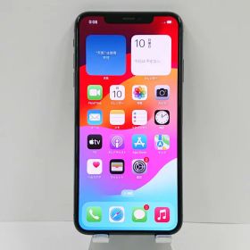 iPhoneXS Max 64GB au スペースグレイ 送料無料 本体 c02596 【中古】