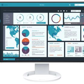EIZO エイゾ EV2795-WT 27.0型 FlexScan フレームレスモニター アンチグレアIPS/疲れ目軽減 2560×1080〜1440 スピーカー搭載 DisplayPort HDMI USB タイプC LAN ホワイト系