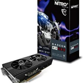 【中古】Sapphire 11265-01-20G Radeon Nitro+ Rx 580 8GB GDDR5 デュアルHDMI/DVI-D/デュアルDP バックプレート付き PCI-Eグラフィックカード