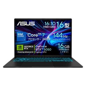 ASUS ノートパソコン Gaming V16 V3607VH V3607VH-C7165R5050WP [ブラック]