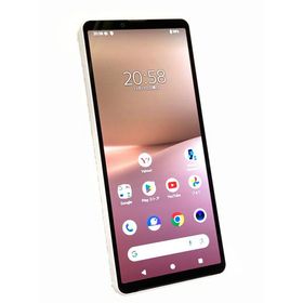 中古 SONY Xperia10 V 128GB ホワイト A302SO SIMフリー ネットワーク利用制限▲判定