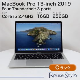 MacBook Pro 13インチ 2019 シルバー 16GB 256GB JISキーボード Cランク