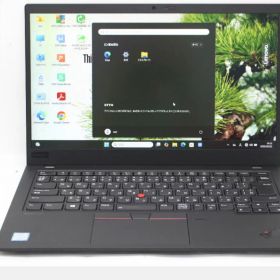 送料無料 あす楽対応 即日発送 訳有 フルHD 14インチ Lenovo ThinkPad X1 Carbon 7th Windows11 高性能 八世代Core i7-8565U 16GB 爆速NVMe式512GB-SSD カメラ 無線 Office付 Win11【ノートパソコン 中古パソコン 中古PC】（Windows10も対応可能 Win10）