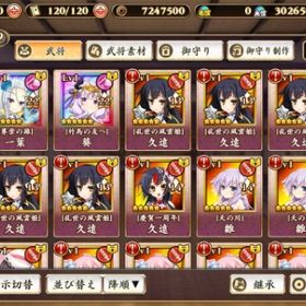 姫晶石320000個 ★5キャラ70体 限定58体 初期アカウント | 戦国恋姫オンライン(戦恋OLG)のアカウントデータ、RMTの販売・買取一覧