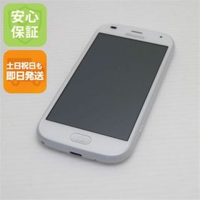 フジツウ(富士通)の新品同様 F-42A らくらくスマートフォン ホワイト M000(スマートフォン本体)