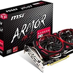 【中古-非常に良い】 MSI Radeon RX 580 ARMOR MK II 8G OC グラフィックスボード VD6544