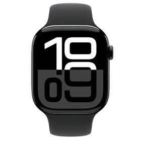 Apple au Apple Watch Series10 46mm GPS+Cellularモデル MWY43J/A A3003【ジェットブラックアルミニウムケース/ブラックスポーツバンド】 [中古] 【当社3ヶ月間保証】 イオシス