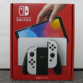 【全品ポイント10倍！要エントリー】ニンテンドー Nintendo Nintendo Switch （有機ELモデル）Joy-Con (L)/ (R) ホワイト HEG-S-KAAAA 【中古】