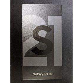 エーユー(au)の新品未使用 SIMフリー au Galaxy S21 5G SCG09 グレー(スマートフォン本体)