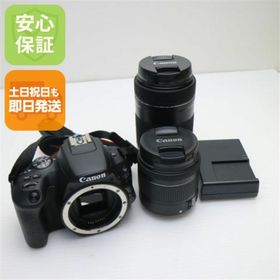 キヤノン(Canon)の新品同様 EOS Kiss X9 ダブルズームキット ブラック M777(デジタル一眼)