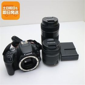 新品同様 EOS Kiss X9 ダブルズームキット ブラック 即日発送 一眼レフ Canon 本体 あすつく 土日祝発送OK