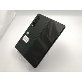 【中古】SAMSUNG au 【SIMフリー】 Galaxy Z Fold3 5G ファントムグリーン 12GB 256GB SCG11【ECセンター】保証期間1ヶ月【ランクB】