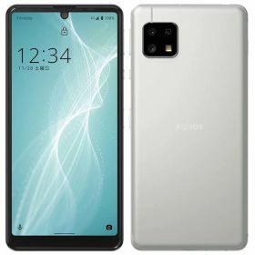 【整備済み品】 SHARP シャープ AQUOS sense4 basic SIMフリー スマートフォン Ymobile A003SH センス4 ベーシック SIMロック無し シルバー 180日保証