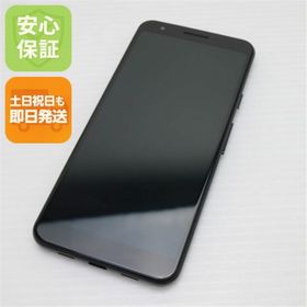 アンドロイド(ANDROID)の新品同様 SoftBank Google Pixel 3a 64GB ジャストブラック M222(スマートフォン本体)