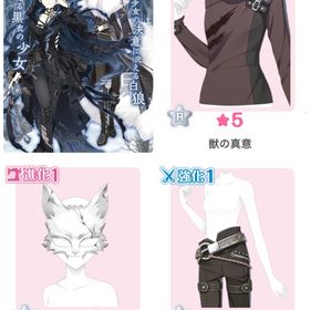 【ハピパ 】Dark forest Ridinghood 8点 バラ可 | センシル ファンタジー着せ替えバトルのアカウントデータ、RMTの販売・買取一覧