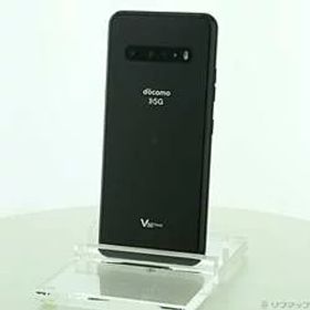【中古】LG(エルジー) LG V60 ThinQ 5G 128GB ザ ブラック L-51A docomoロック解除SIMフリー【291-ud】