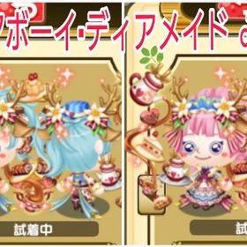 ブランド服 ディアボーイ·メイド男女ペア 左 | 未来家系図 つぐmeのアカウントデータ、RMTの販売・買取一覧