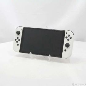 【中古】Nintendo(任天堂) Nintendo Switch 有機ELモデル Joy-Con(L)／(R) ホワイト 【368-ud】