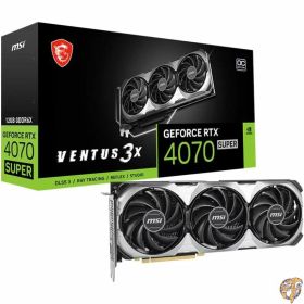 【クーポン配信中】MSI GeForce RTX 4070 SUPER 12G VENTUS 3X OC ゲーミンググラフィックスカード - 12GB GDDR6X PCI Express Gen 4 192ビット 3x DP v1.4a, HDMI 2.1a (4K & 8K HDR対応) NVIDIA 高性能 GPU ビデオカード 高画質 日本直送