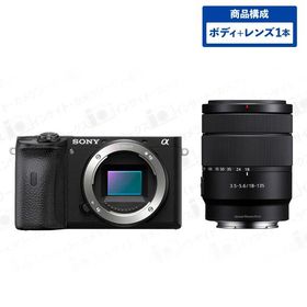 ソニー α6600 ILCE-6600 ボディ ブラック + 高倍率ズームレンズセット E 18-135mm F3.5-5.6 OSS SEL18135 ブラック SONY