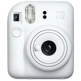 【新品/取寄品】チェキ INSTAX mini 12 クレイホワイト INS MINI 12 WHITE