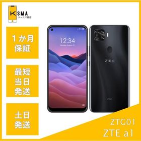 ZTE a1 ZTG01 ブラック SIMロック解除済み Bランク