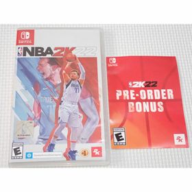 ニンテンドースイッチ(Nintendo Switch)のSWITCH★NBA 2K22 海外版 北米版★箱付・ソフト付★動作確認済(家庭用ゲームソフト)