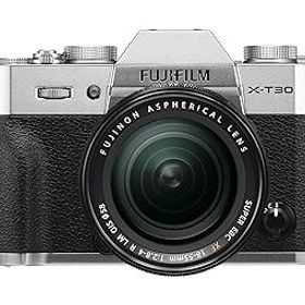 【中古】富士フイルム(FUJIFILM) ミラーレス一眼カメラ X-T30レンズキット シルバー X-T30LK-S