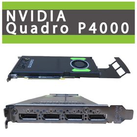 【プロ用ワークステーション向け・高性能グラボ】 NVIDIA Quadro P4000 / GDDR5 8GB / DisplayPort×4 / VR・CAD・3DCG対応 / 中古良品・動作確認済み(ノートPC)