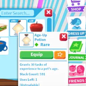 アダプトミー 口座 130+ポーション + 80,000ドル+ドル