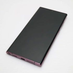 【中古】安心保証 良品中古 Galaxy S22 Ultra SC-52C バーガンディ スマホ 白ロム 中古土日祝発送OK