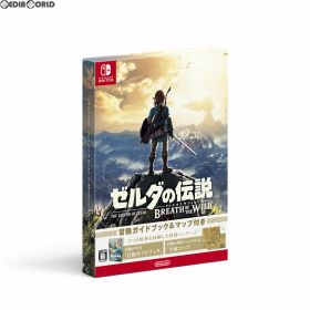 【中古】[Switch] ゼルダの伝説 ブレス オブ ザ ワイルド 〜冒険ガイドブック&マップ付き〜 任天堂 (20171123)