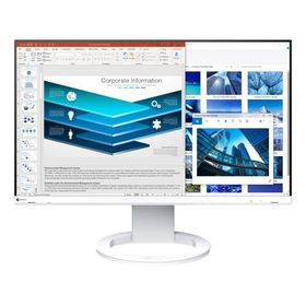 EIZO 液晶ディスプレイ 23.8型/1920×1080/HDMI、DisplayPort、USB Type-C/ホワイト/スピーカー：あり EV2480-ZWT