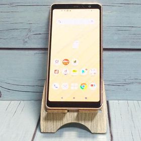 docomo arrows Be4 F-41A ゴールド 本体 白ロム SIMロック解除済み SIMフリー C234483