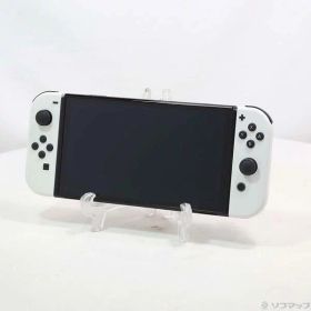 【中古】Nintendo(任天堂) Nintendo Switch 有機ELモデル Joy-Con(L)／(R) ホワイト 【349-ud】