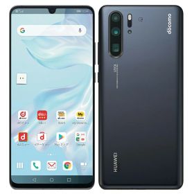 【中古】Bランク【やや傷や汚れあり】 SIMフリー HW-02L Huawei P30 Pro docomo ブラック 利用制限〇(白ロム) 送料無料