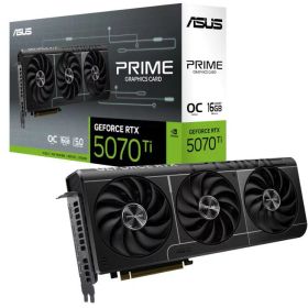 【1台限定入荷！】【即納】 ASUS NVIDIA GeForce RTX 5070Ti ビデオカード 16GB GDDR7 PCI Express 5.0 / PRIME-RTX5070TI-O16G パソコン 周辺機器 PCパーツ グラフィックボード グラボ 互換性 冷却 エヌビディア