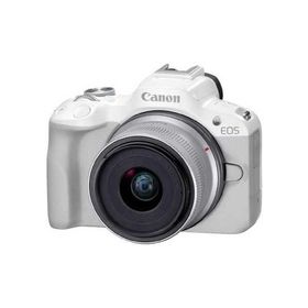 キヤノン ミラーレス一眼カメラ「EOS R50」RF-S18-45 IS STM レンズキット(ホワイト) Canon EOSR50WH-1845ISSTMLK 返品種別A
