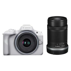 《新品》キヤノン EOS R50 ダブルズームキット ホワイト ミラーレス一眼 Canon