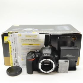 ニコン(Nikon)の【シャッター回数2970回】■ほぼ新品■D5600 ボディー ブラック(デジタル一眼)