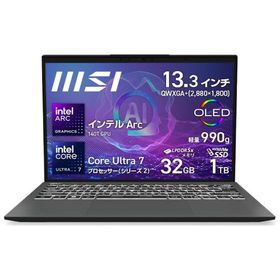 MSI ノートパソコン Prestige 13 AI Evo A2HM ステラグレイ Prestige-13-AI-Evo-A2HMG-5133JP 返品種別A