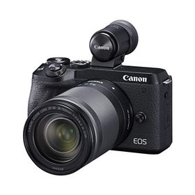 Canon ミラーレス一眼カメラ EOS M6 Mark II EF-M18-150 IS STM レンズ EVFキット ブラック EOSM6MK2BK-18150ISEVFK