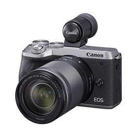 Canon ミラーレス一眼カメラ EOS M6 Mark II EF-M18-150 IS STM レンズ EVFキット シルバー EOSM6MK2SL-18150ISEVFK