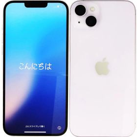 【中古】 アップル iPhone 14 Plus 128GB Purple パープル au A2885 SIMロック解除済 白ロム 本体