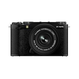 【中古】富士フイルム(FUJIFILM) ミラーレス一眼カメラ X-M5 レンズキット(XF15-45) ブラック F X-M5LK-1545-B JP 日英二言語モデル