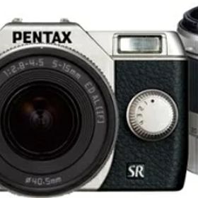 【中古】 PENTAX デジタルミラーレス一眼 Q10 ダブルズームキット [標準ズーム 02 STANDARD ZOOM ・望遠ズーム 06 TELEPHOTO ZOOM] シルバー Q10 WZOOMKIT SILVER 12174