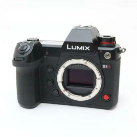 【中古】 《並品》 Panasonic LUMIX DC-S1H ボディ ブラック 【メディアスロットドア部ラバー部品交換/各部点検済】 [ デジタルカメラ ]