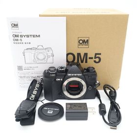 ★美品★ OLYMPUS OM SYSTEM OM-5 ボディ ブラック(ミラーレス一眼)