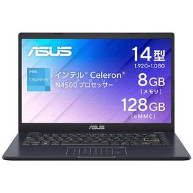 ASUS エイスース ノートパソコン Vivobook Go 14 [ 14型 / Win11 S / Celeron / メモリ8GB / eMMC128GB / WPS Office ] スターブラック E410KA-EK844W